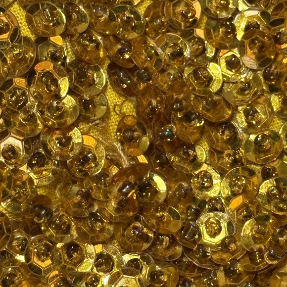 Vintage Flying Elephants Gold Beaded And Sequined Hat (b6) - Picture 7 of 8